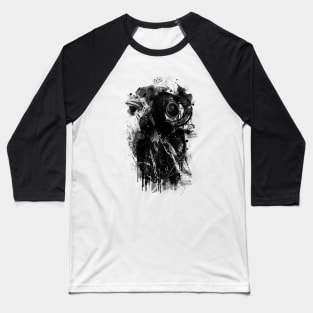 Gasmask Abstract Baseball T-Shirt